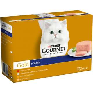 GOURMET GOLD MOUSSE PACK 12 X 85 GRS