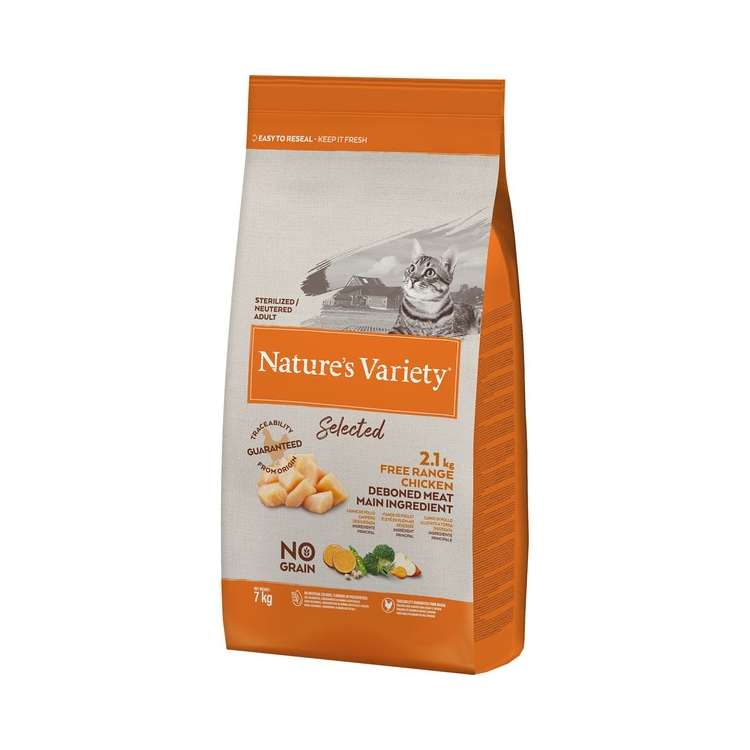 Nature's selected cat chicken 7 kg