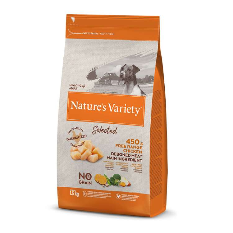 NATURE´S VARIETY SELECT DOG MINI ADULT CHICKEN 1.5 KG