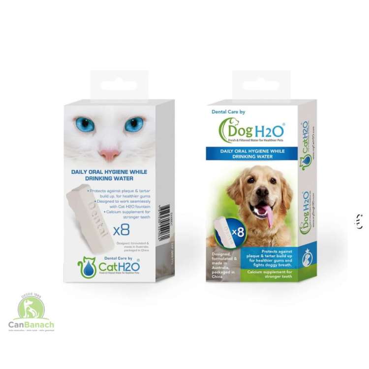 Blister de 8 Barritas de Higiene Oral para fuentes de agua para perros y gatos