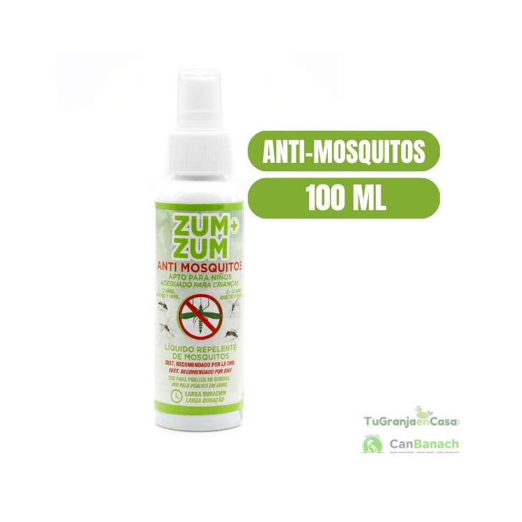 ZUM Antimosquitos 100 ml Repelente - Protección Contra Mosquitos