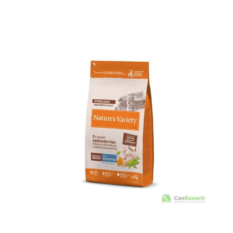 Nature's Variety Cat Sterilized White Fish 1.25 Kilos Nature's Variety Cat Sterilized White Fish 1.25 Kilos