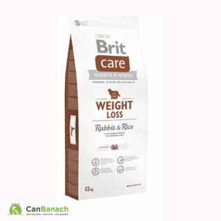 BRIT CARE DOG WEIGHT LOSS RABBIT &amp RICE 12 KG
