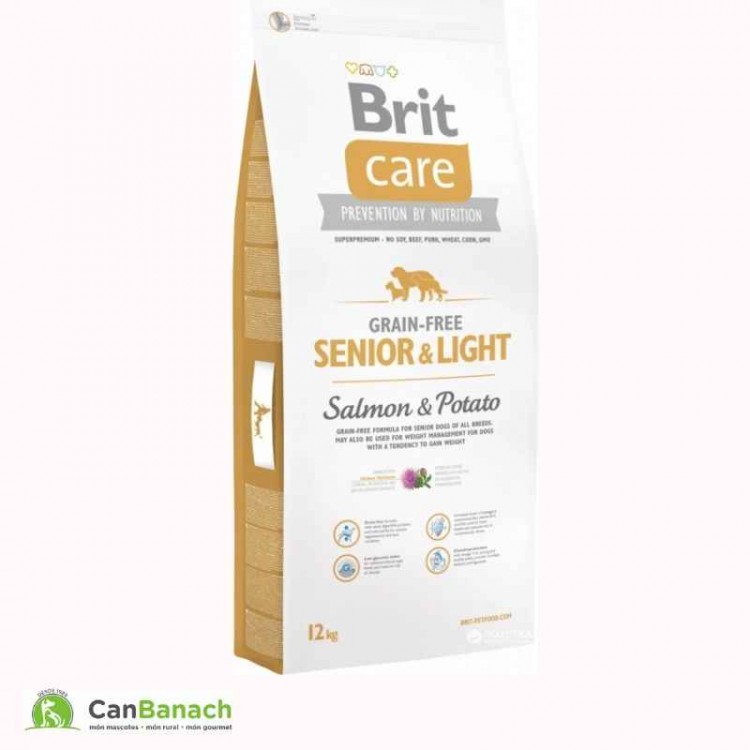Brit Care Dog Senior/Light Salmon y Patata saco de 12 Kilos Brit Care Dog Senior/Light Salmon y Patata saco de 12 Kilos