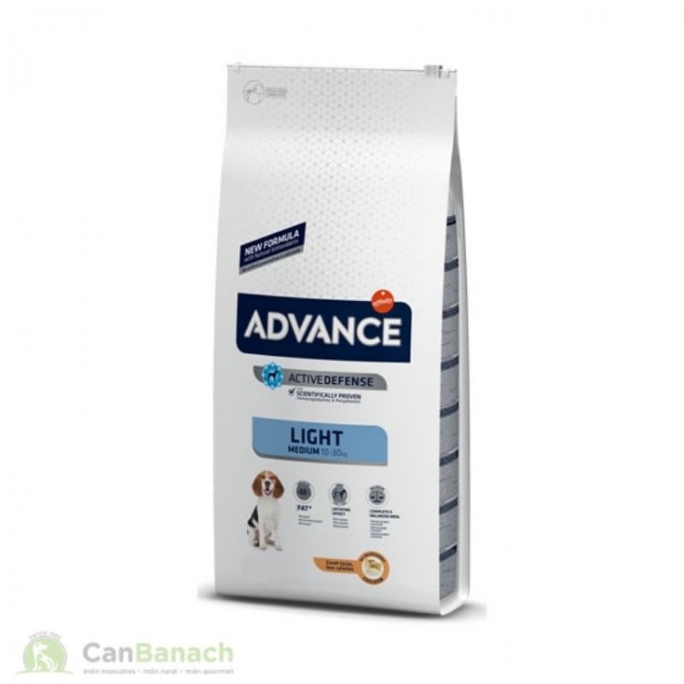 ADVANCE DOG LIGHT MEDIUM 12 KG