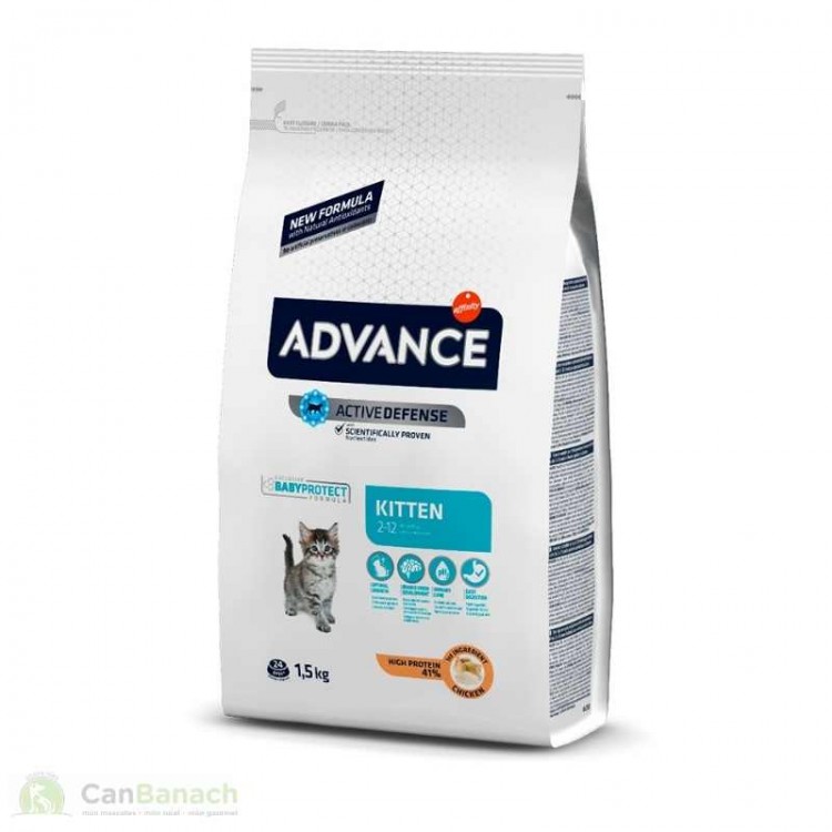 ADVANCE CAT KITTEN CHIC&RICE 1.5KG