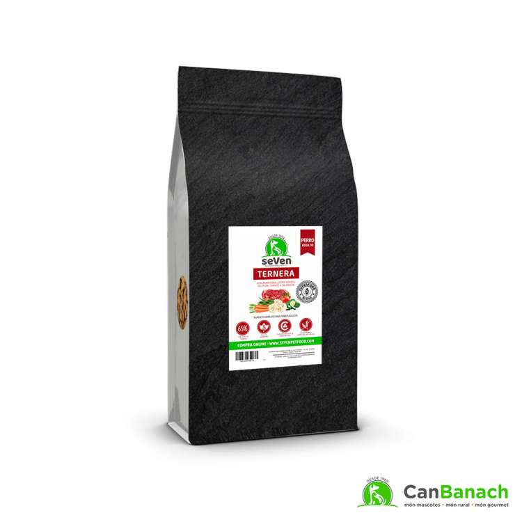 seVen - Perro adulto super food 65 ternera 12 kg seVen - Perro adulto super food 65 ternera 12 kg