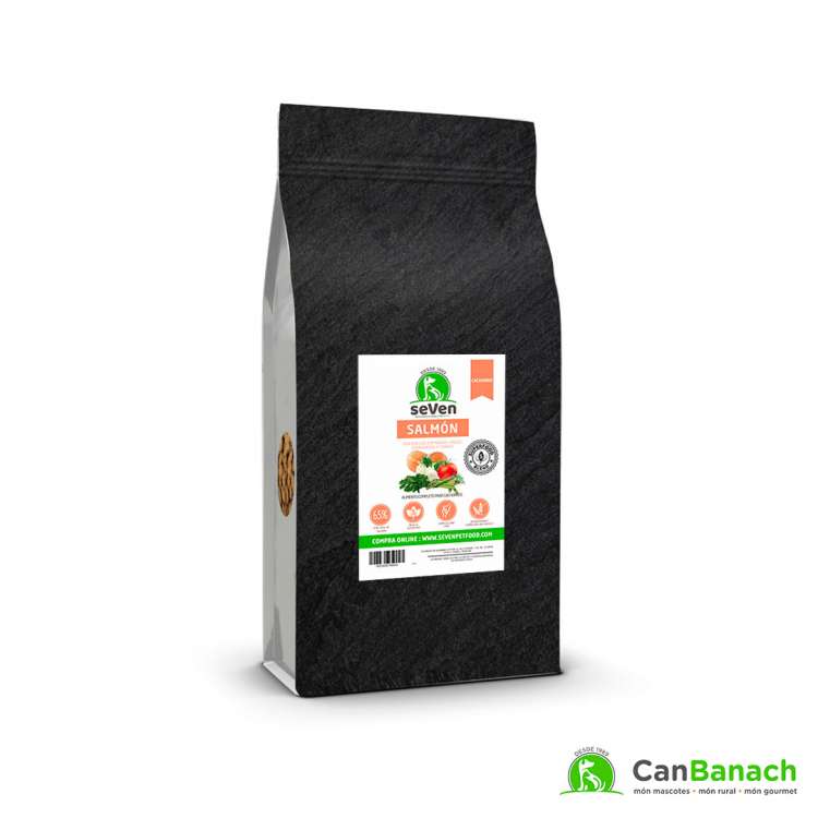 seVen - Perro cachorro super food 65 salmón 12kg seVen - Perro cachorro super food 65 salmón 12kg