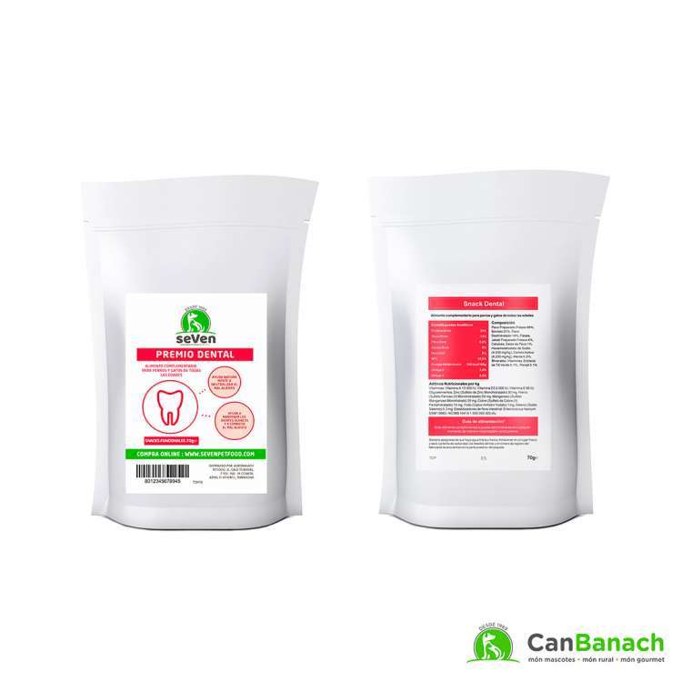 seVen - Snack dental para perros y gatos 70gr seVen - Snack dental para perros y gatos 70gr
