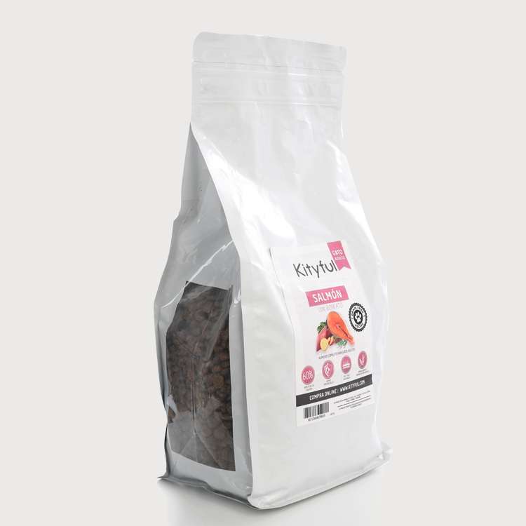 Kityful cat grain free salmón con boniato 400 GR Kityful cat grain free salmón con boniato 400 GR