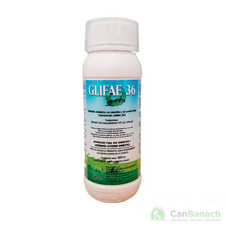 Herbicida Glifae 36 Green herbicida sistémico de acción foliar